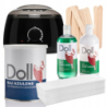 Xanitalia Doll Zestaw do depilacji ciała - podgrzewacz + wosk w puszce 800ml (do wyboru) + preparaty + paski + szpatułki - 6