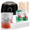 Xanitalia Doll Zestaw do depilacji ciała - podgrzewacz + wosk w puszce 800ml (do wyboru) + preparaty + paski + szpatułki - 7