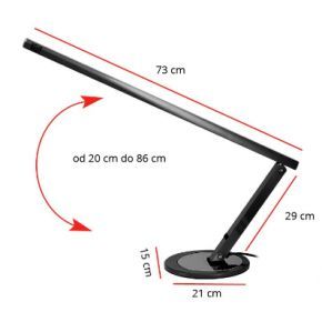 Activ Lampa z aluminium na biurko...