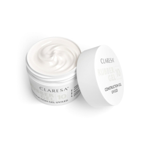 Claresa Rubber Gel 10 12g budujący żel do przedłużania paznokci mleczny