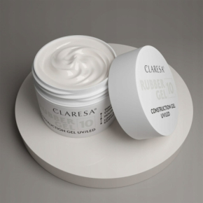 Claresa Rubber Gel 10 12g budujący żel do przedłużania paznokci mleczny