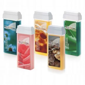 Zestaw do depilacji z podgrzewaczem +5x wosk ItalWax +2 lotion + paski 100