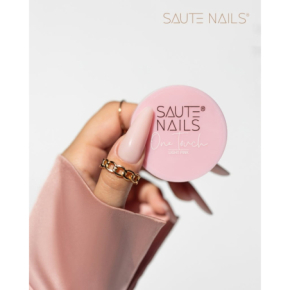 Saute Nails One Touch Light Pink 30g pastelowy delikatny róż żel do przedłużania paznokci