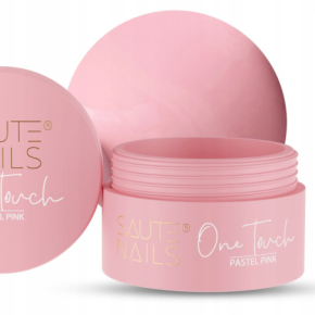 Saute Nails One Touch Pastel Pink 50g pastelowy róż żel do przedłużania paznokci