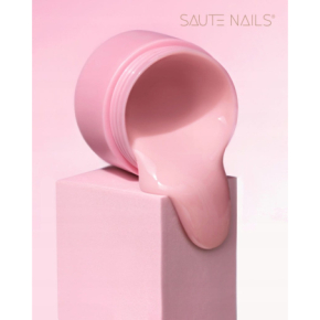 Saute Nails One Touch Pastel Pink 50g pastelowy róż żel do przedłużania paznokci