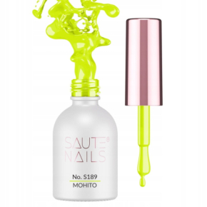 Saute Nails S189 Mohito 8ml kolorowy lakier hybrydowy do paznokci vegan friendly