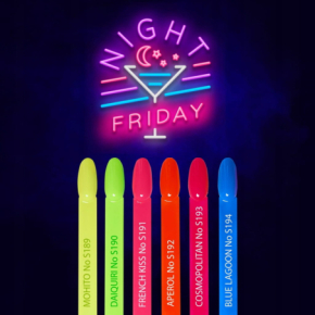 Saute Nails S190 Daiquiri 8ml kolekcja Friday Night kolorowy lakier hybrydowy do paznokci vegan friendly
