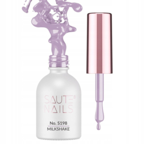 Saute Nails S198 Milkshake 8ml kolorowy lakier hybrydowy do paznokci vegan friendly