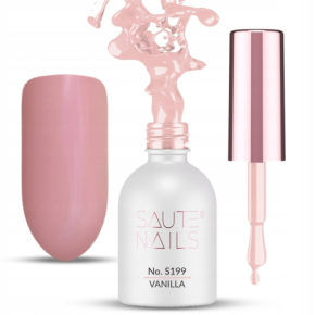 Saute Nails S199 Vanilla 8ml kolorowy lakier hybrydowy do paznokci vegan friendly