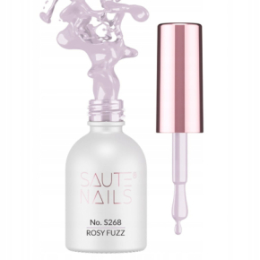 Saute Nails S268 Rosy Fuzz 8ml kolorowy lakier hybrydowy do paznokci vegan friendly