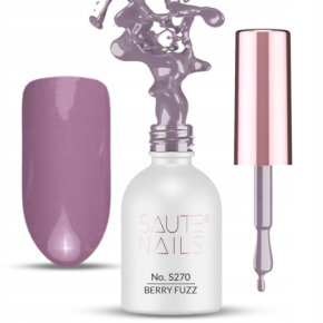 Saute Nails S270 Berry Fuzz 8ml kolorowy lakier hybrydowy do paznokci vegan friendly