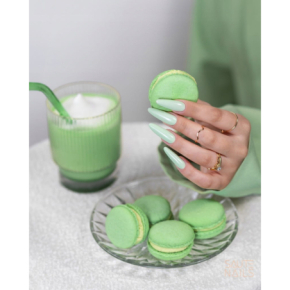 Saute Nails S275 Pistachio Cream 8ml kolekcja Make it BLOOM! Kolorowy lakier hybrydowy do paznokci vegan friendly