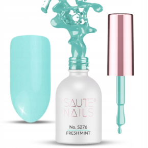 Saute Nails S276 Fresh Mint 8ml kolekcja Make it BLOOM! Kolorowy lakier hybrydowy do paznokci vegan friendly