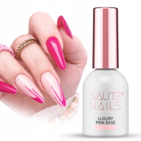 Saute Nails Luxury Base Pink 8ml baza hybrydowa do paznokci