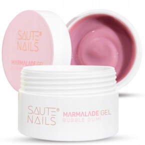 Saute Nails Marmalade Gel Bubble Gum 30g żel do przedłużania paznokci