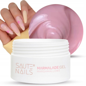 Saute Nails Marmalade Gel Marshmallow 30g żel do przedłużania paznokci