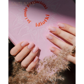 Saute Nails One Touch Builder Gel Glitter Pink 50g żel do przedłużania paznokci