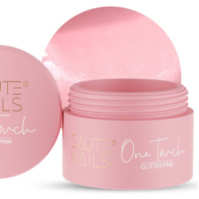 Saute Nails One Touch Builder Gel Glitter Pink 50g żel do przedłużania paznokci