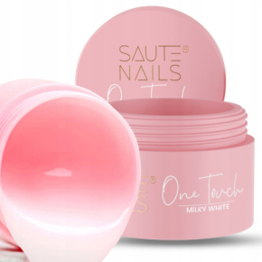 Saute Nails One Touch Builder Gel Milky White 30g żel do przedłużania paznokci