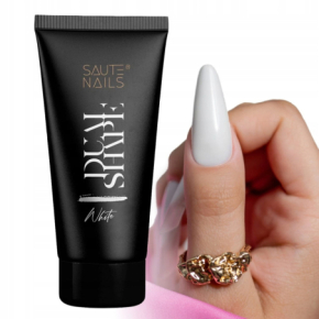 Saute Nails PolyGel Dual Shape White 35g biały akrylożel do paznokci