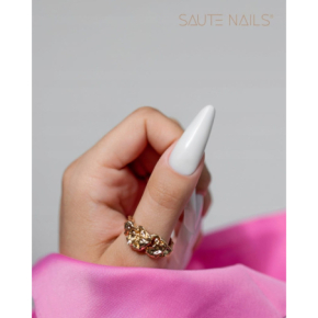 Saute Nails PolyGel Dual Shape White 35g biały akrylożel do paznokci