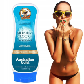 Australian Gold Moisture Lock 237ml balsam po opalaniu do ciała przedłuża trwałość opalenizny