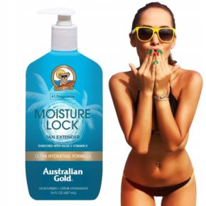 Australian Gold Moisture Lock 473ml balsam po opalaniu do ciała przedłuża trwałość opalenizny