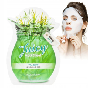 Holika Holika Juicy Mask Sheet Tea tree 20ml oczyszczająca maseczka do twarzy w płachcie