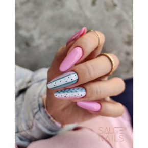 Saute Nails S164 Pepperoni 8ml czerwony kolorowy lakier hybrydowy do paznokci