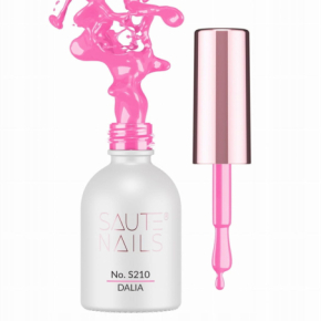 Saute Nails S210 Dalia 8ml różowy kolorowy lakier hybrydowy do paznokci