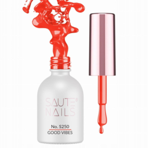 Saute Nails S250 Good Vibes 8ml czerwony kolorowy lakier hybrydowy do paznokci