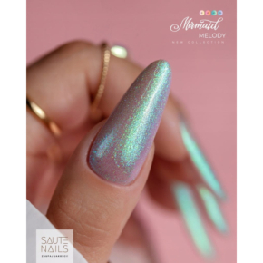 Saute Nails S279 Ursula kolekcja Mermaid Melody 8ml kolorowy lakier hybrydowy do paznokci z efektem syrenki