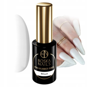 Boska Nails Pro Rubber Base Bella Baza kauczukowa w kolorze białym 6ml