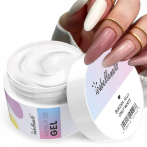 Isabellenails Builder Jelly Only White 50g żel budujący do paznokci