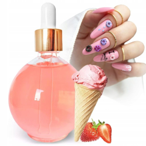 Isabellenails Strawberry Ice Cream 75ml witaminowa oliwka do skórek i paznokci