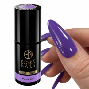 Boska Nails 473 Summer Time Purple Surf kolorowy lakier hybrydowy do paznokci na lato 6ml