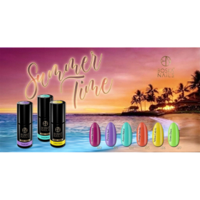 Boska Nails 473 Summer Time Purple Surf kolorowy lakier hybrydowy do paznokci na lato 6ml