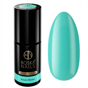 Boska Nails 474 Summer Time Azure Water kolorowy lakier hybrydowy do paznokci na lato 6ml