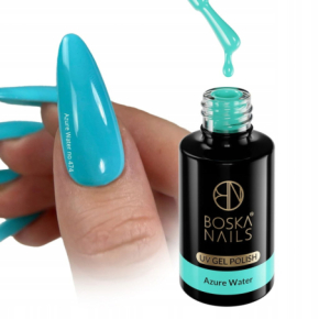 Boska Nails 474 Summer Time Azure Water kolorowy lakier hybrydowy do paznokci na lato 6ml