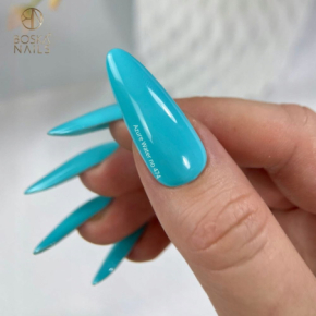 Boska Nails 474 Summer Time Azure Water kolorowy lakier hybrydowy do paznokci na lato 6ml