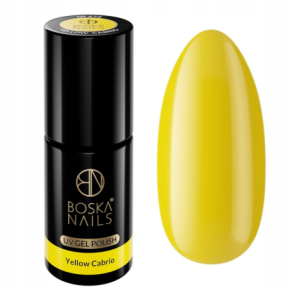 Boska Nails 476 Summer Time Yellow Cabrio kolorowy lakier hybrydowy do paznokci na lato 6ml