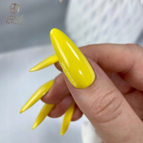 Boska Nails 476 Summer Time Yellow Cabrio kolorowy lakier hybrydowy do paznokci na lato 6ml