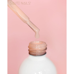 Saute Nails Express Base Peachy 8ml brzoskwiniowa Baza do paznokci hybrydowych