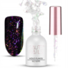 Saute Nails Holo Flakes Top No Wipe 8ml Top nawierzchniowy do lakierów hybrydowych z gwiezdnym efektem - 2