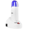 ItalWax Zestaw do depilacji - podgrzewacz z bazą ładującą + 4x wosk w rolce 100ml (do wyboru) + paski - 4