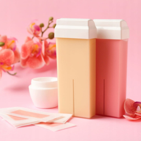ItalWax Zestaw do depilacji - podgrzewacz z bazą ładującą + 4x wosk w rolce 100ml (do wyboru) + paski