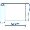 Medprox podkład podfoliowany medyczny serwety w rolce 50x30cm 40 sztuk żółty - 9