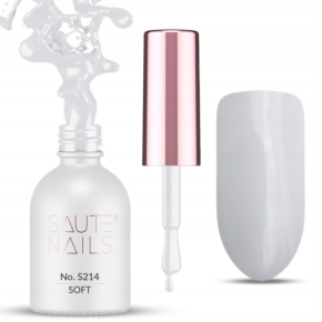 Saute Nails S214 Soft 8ml mleczny kolorowy lakier hybrydowy do paznokci