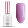 Saute Nails Shimmer Top No Wipe 8ml Top nawierzchniowy do lakierów hybrydowych z drobinkami srebra - 3