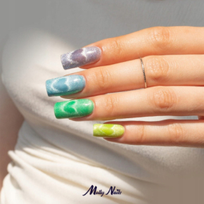 Molly Nails Cat Eye Neon Flashy nr 170 HEMA Free/ TPO Free 8g neonowy lakier hybrydowy z efektem kociego oka